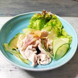 生姜香る〜たっぷりトマトの豚しゃぶSalad